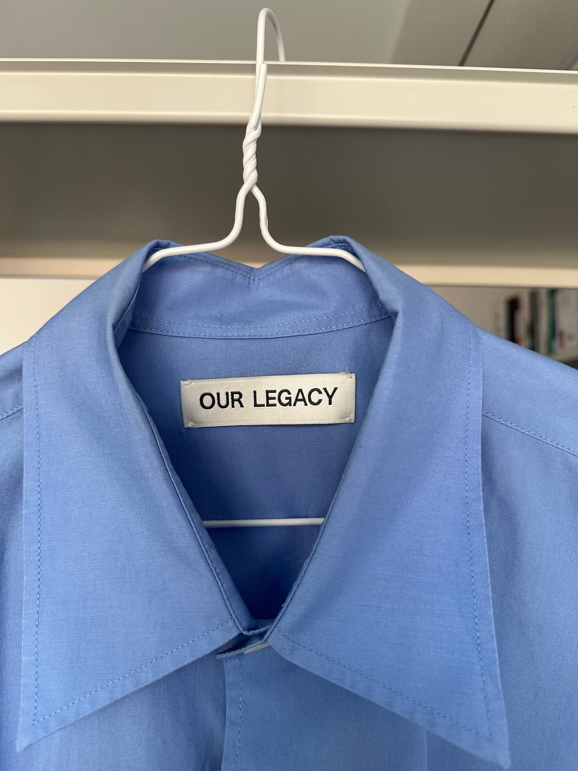 [48]아워레가시 버로우드 셔츠 블루 상품이미지3