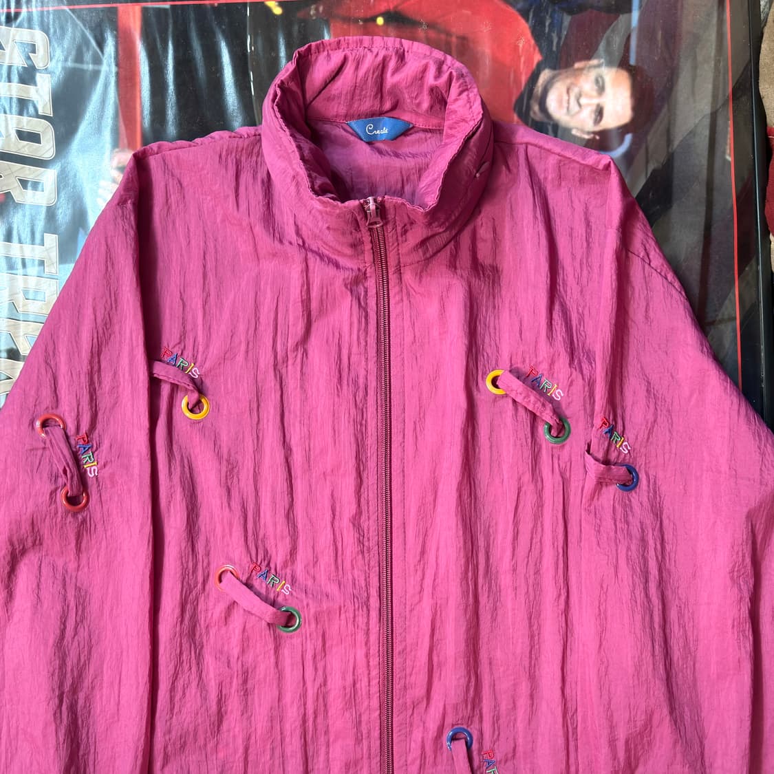 90s Paris 자수 스트랩 자켓 상품이미지1