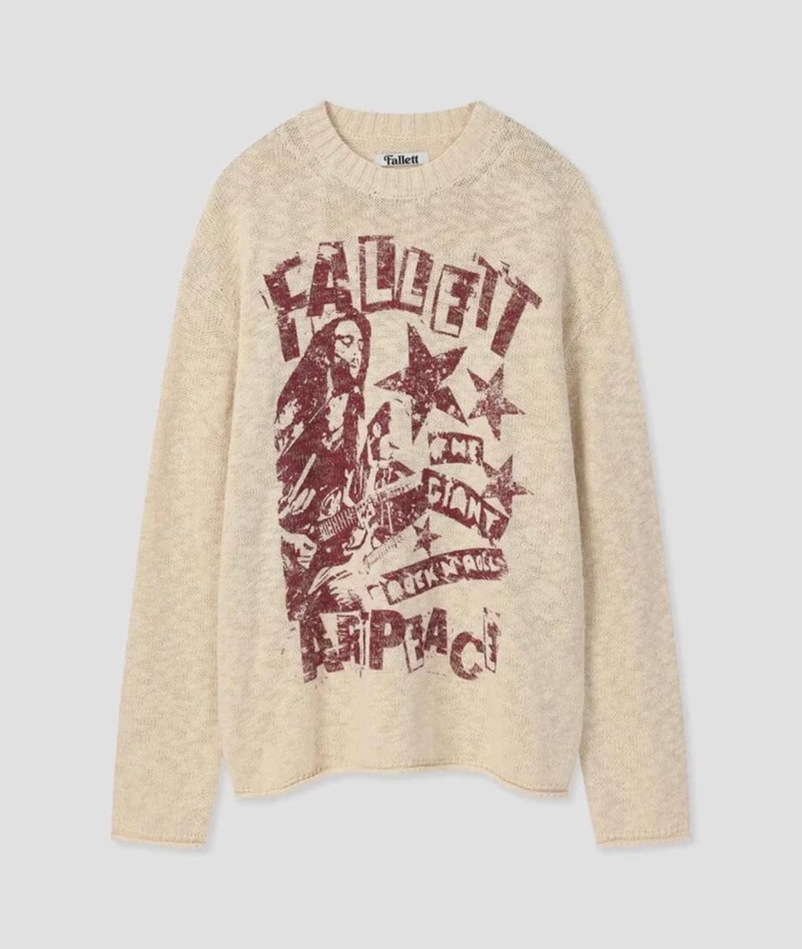 팔렛 락 밴드 니트 아이보리 상품이미지1