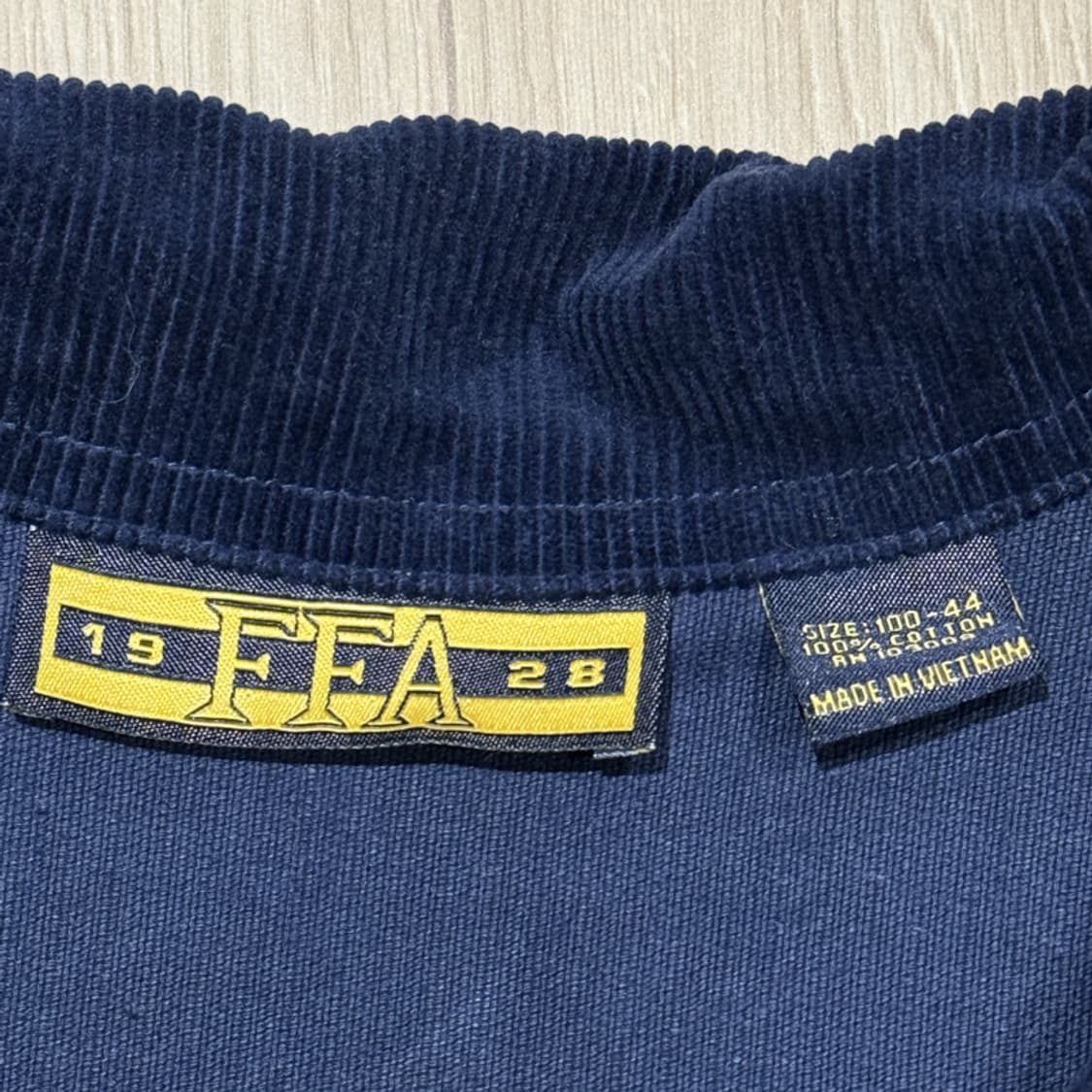 FFA 코듀로이 자켓 100-44 오리지널 네이비 워크 빈티지 자켓 상품이미지3