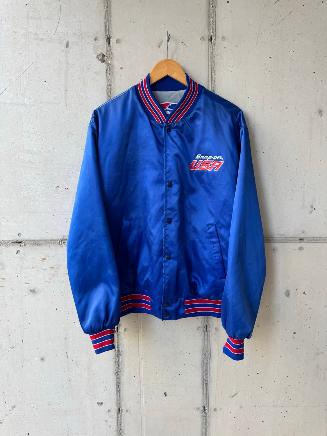 90s Snap-On 바시티 자켓 상품이미지2
