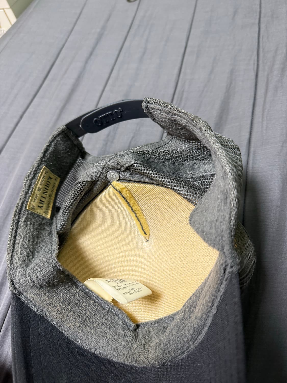 KAPITAL 트러커 캡 그레이 블랙 상품이미지2