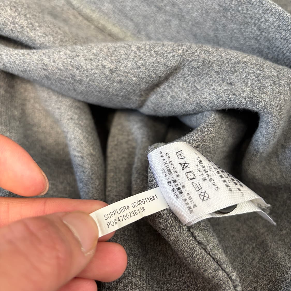 폴로 랄프로렌 레드포니 그레이 숄카라 코튼 니트 상품이미지4