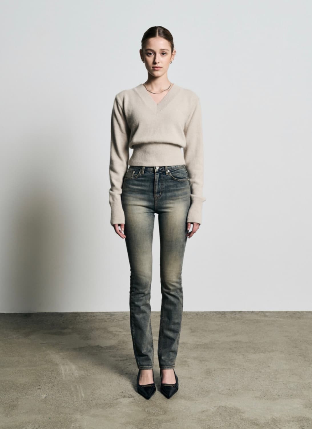 HIGH WAIST STRAIGHT BLUE 상품이미지1