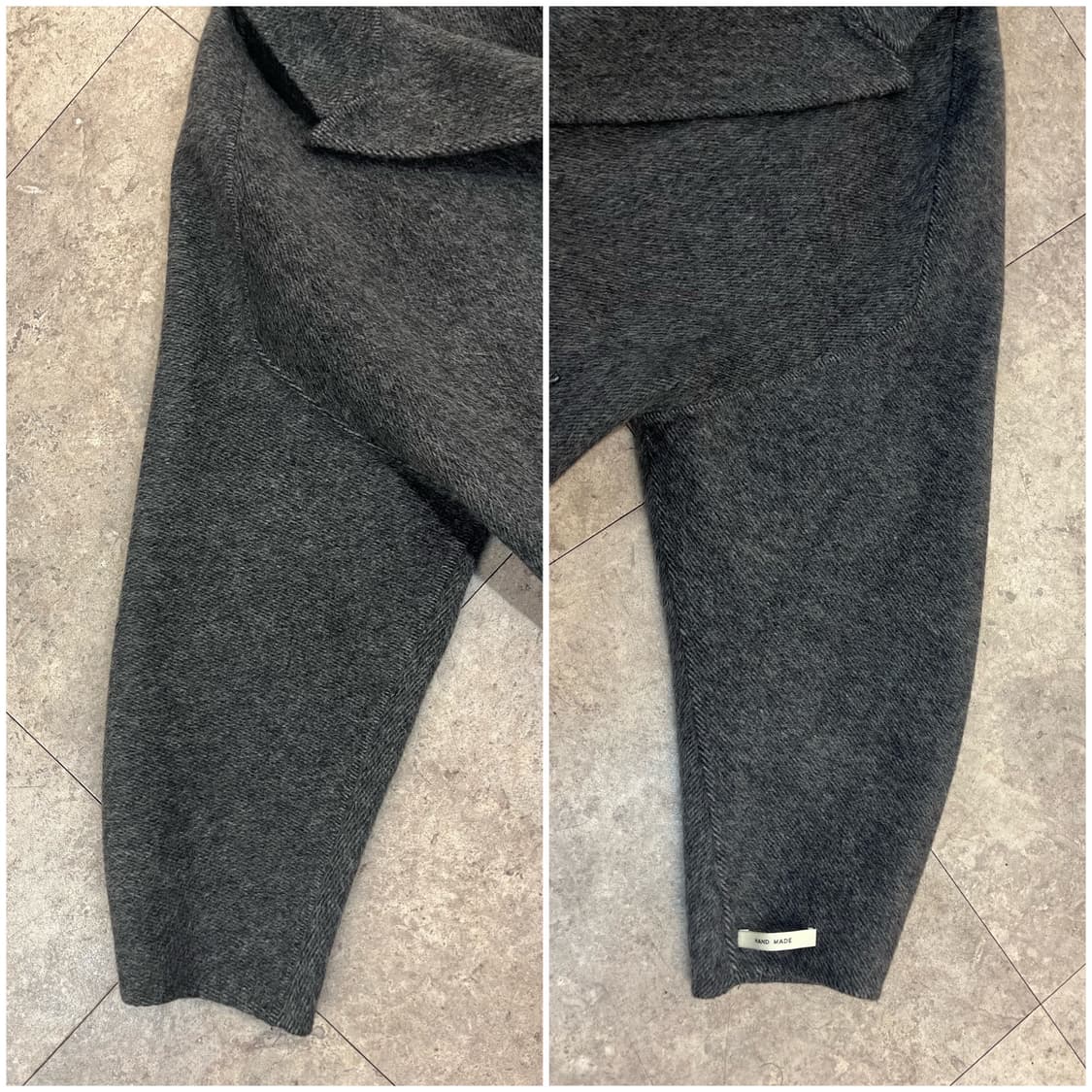 빈티지 울 롱코트 딥그레이 #csz2883 상품이미지8