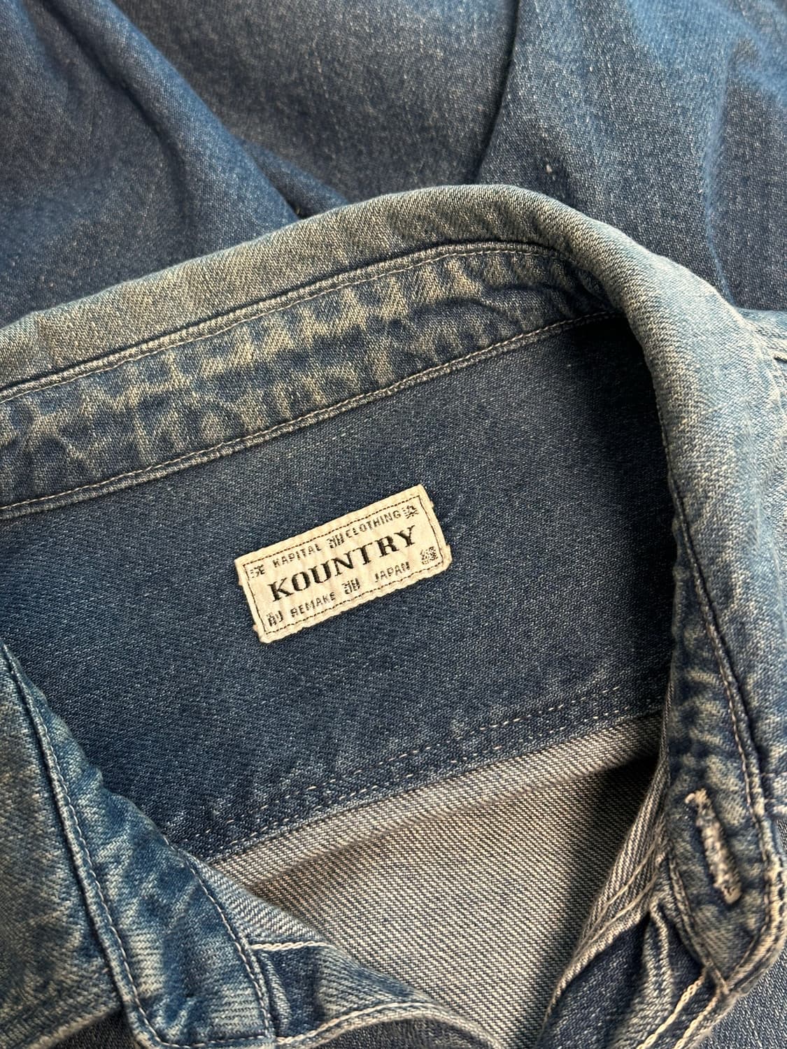 캐피탈 본 데님 셔츠 상품이미지5