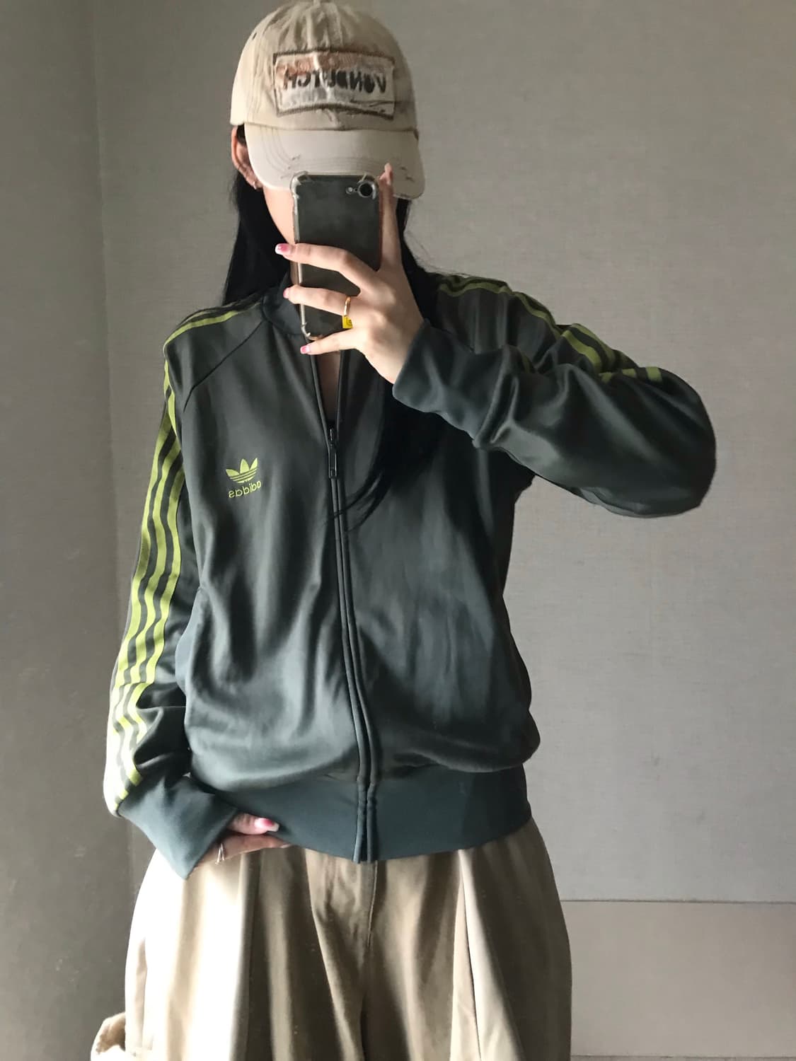아디다스 카키그린 져지 상품이미지2