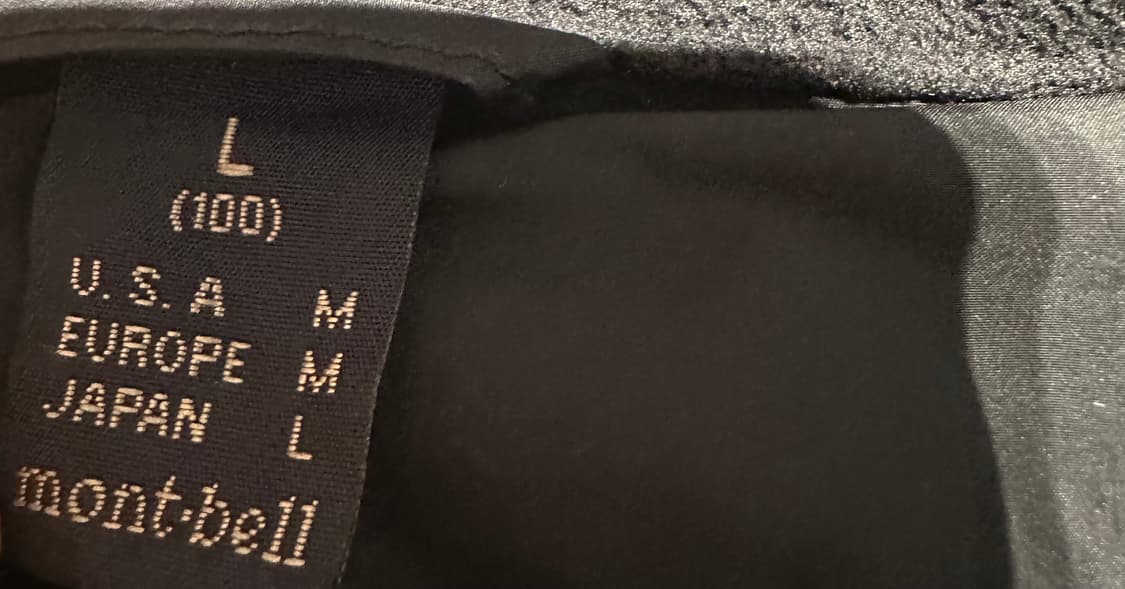 몽벨 경량패딩 네이비 L 상품이미지4