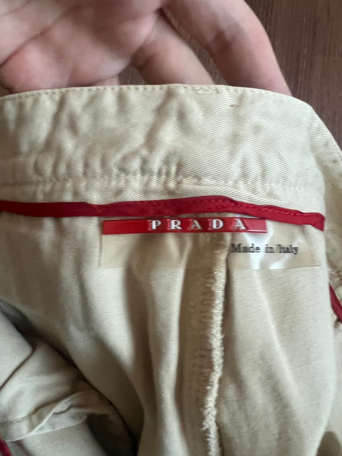 프라다 스포츠 더블니 코튼 팬츠 상품이미지4