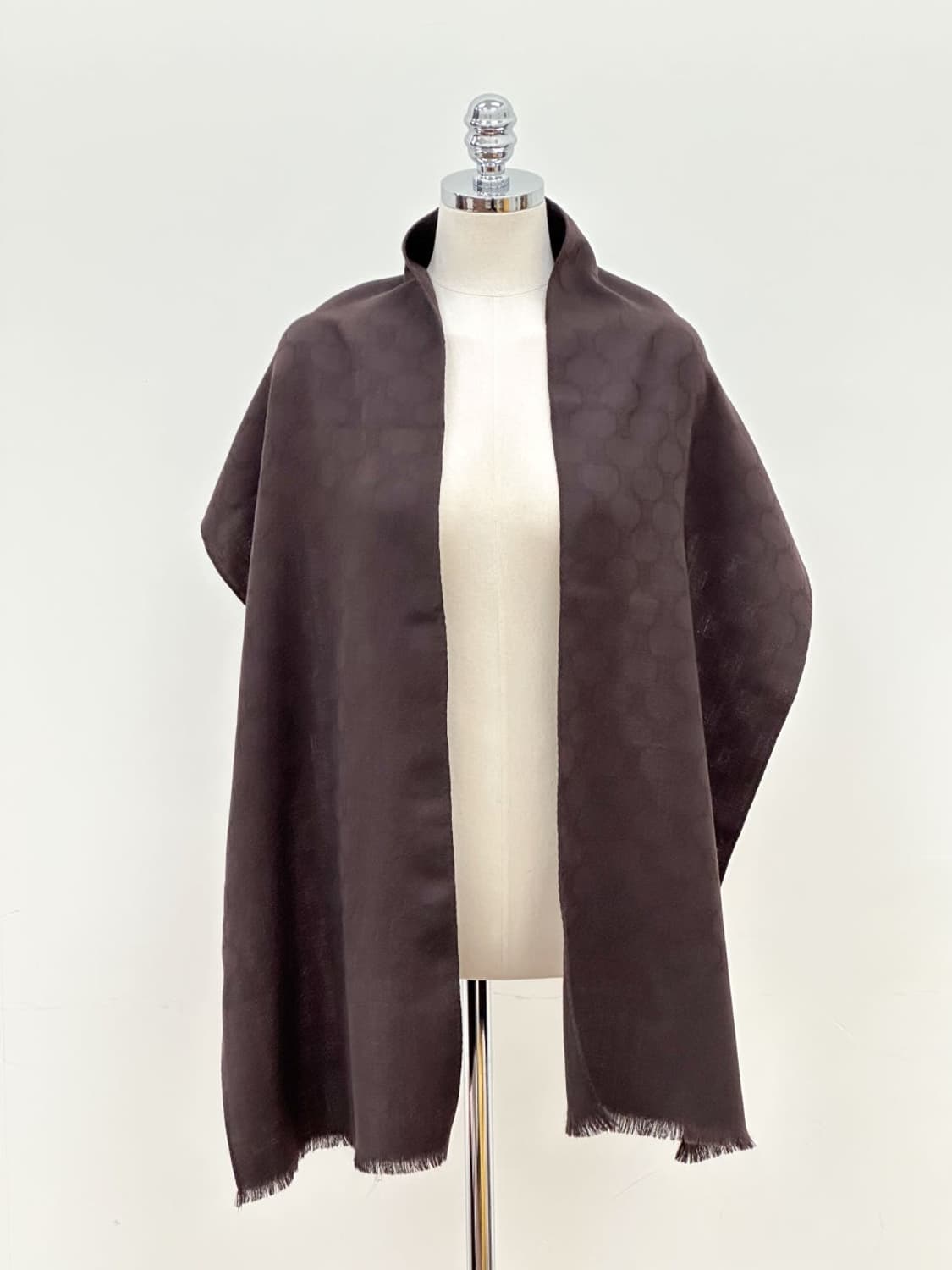 celine / 셀린느 브라운 트리오페 울 머플러 상품이미지10