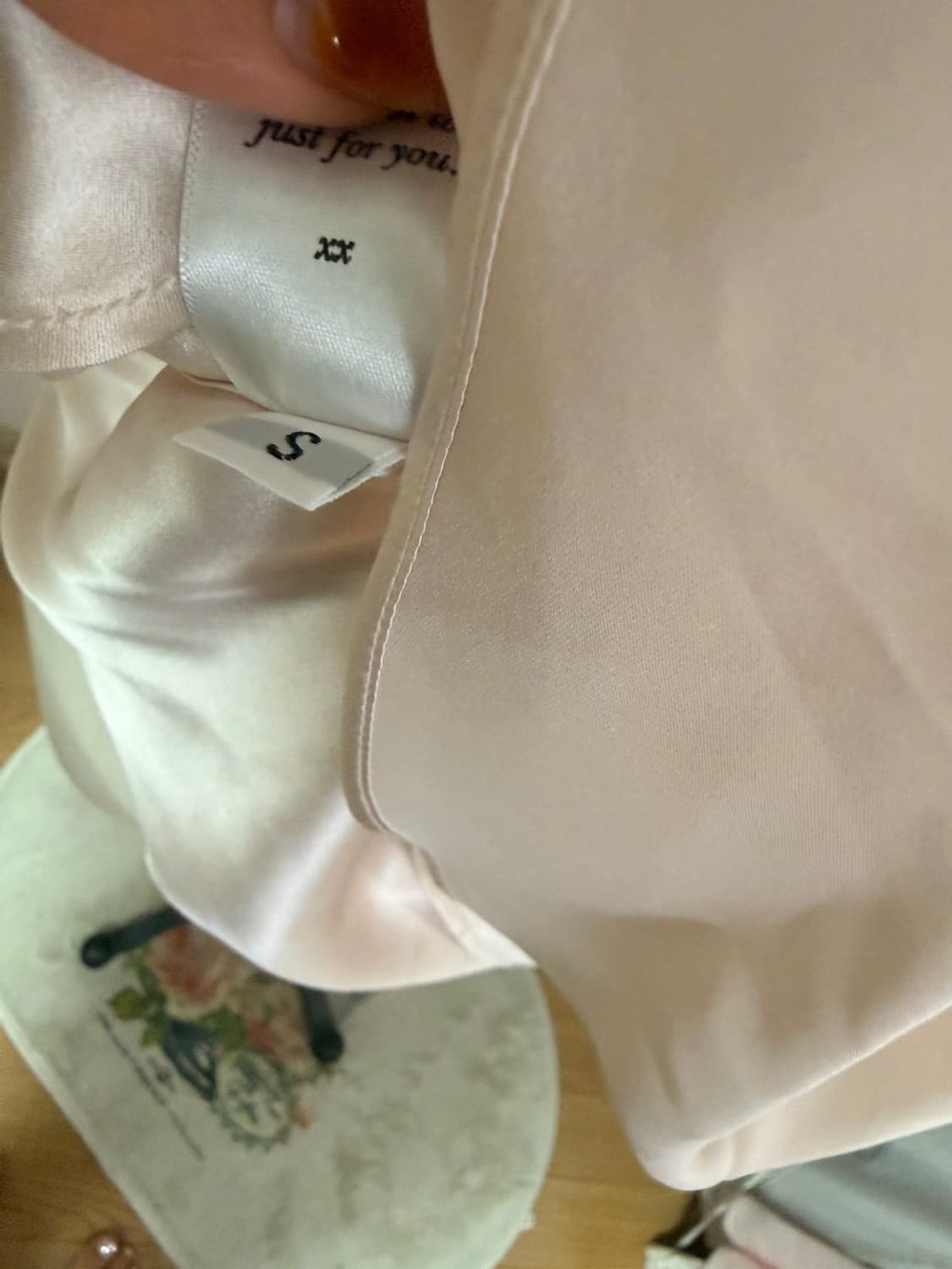 Redrew clothing 카울넥 미니 백리스 실크 드레스 여름원피스 상품이미지10