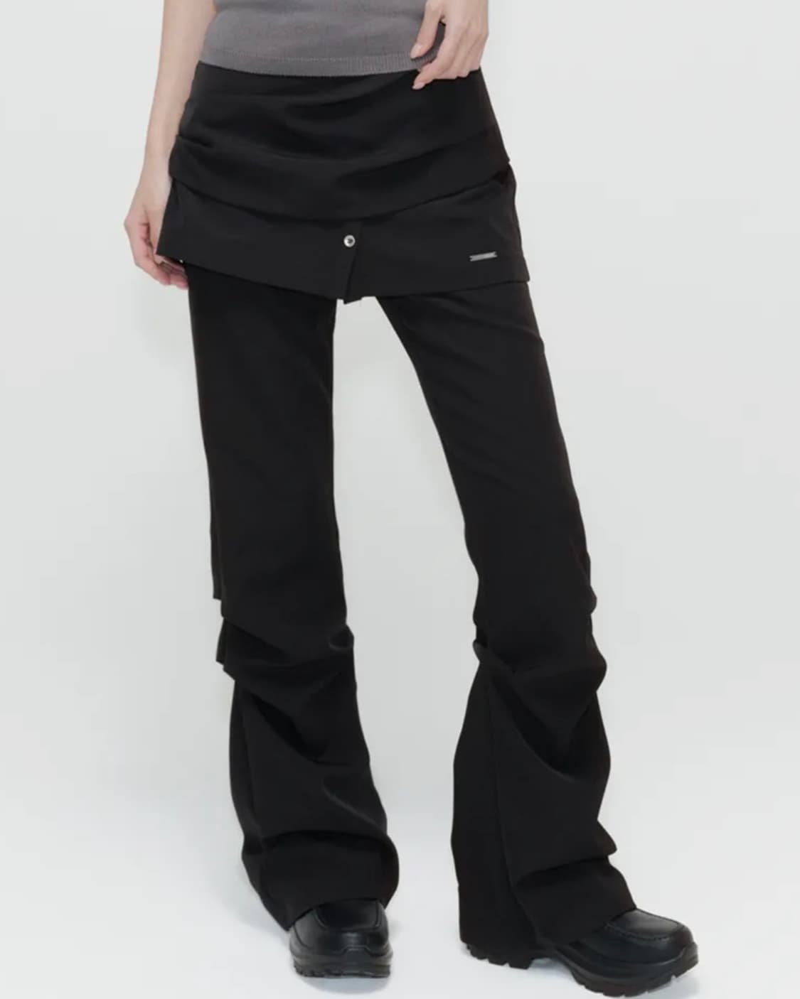미세키서울 Draped shirt skirt pants SET 상품이미지4
