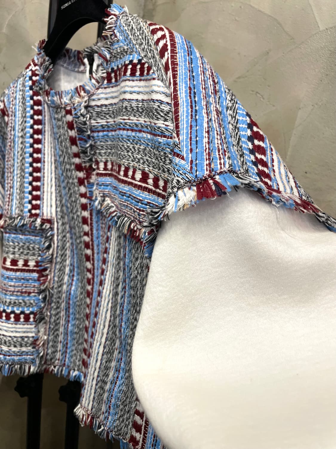 시스템 트위드 크롭 55~66 상품이미지4