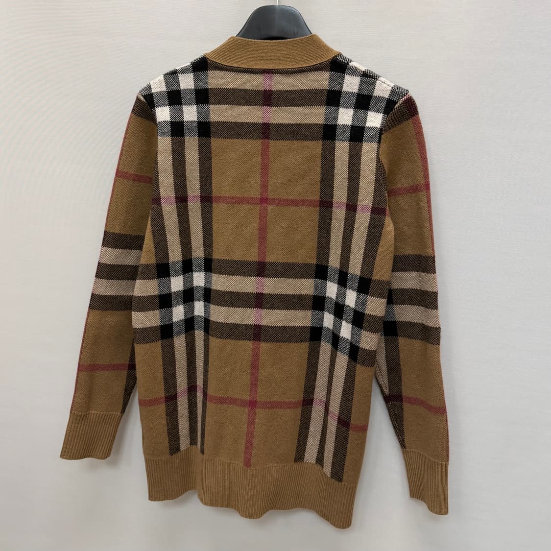 버버리 체크 울 캐시미어 자카드 가디건 ( 55~66 ) 상품이미지5