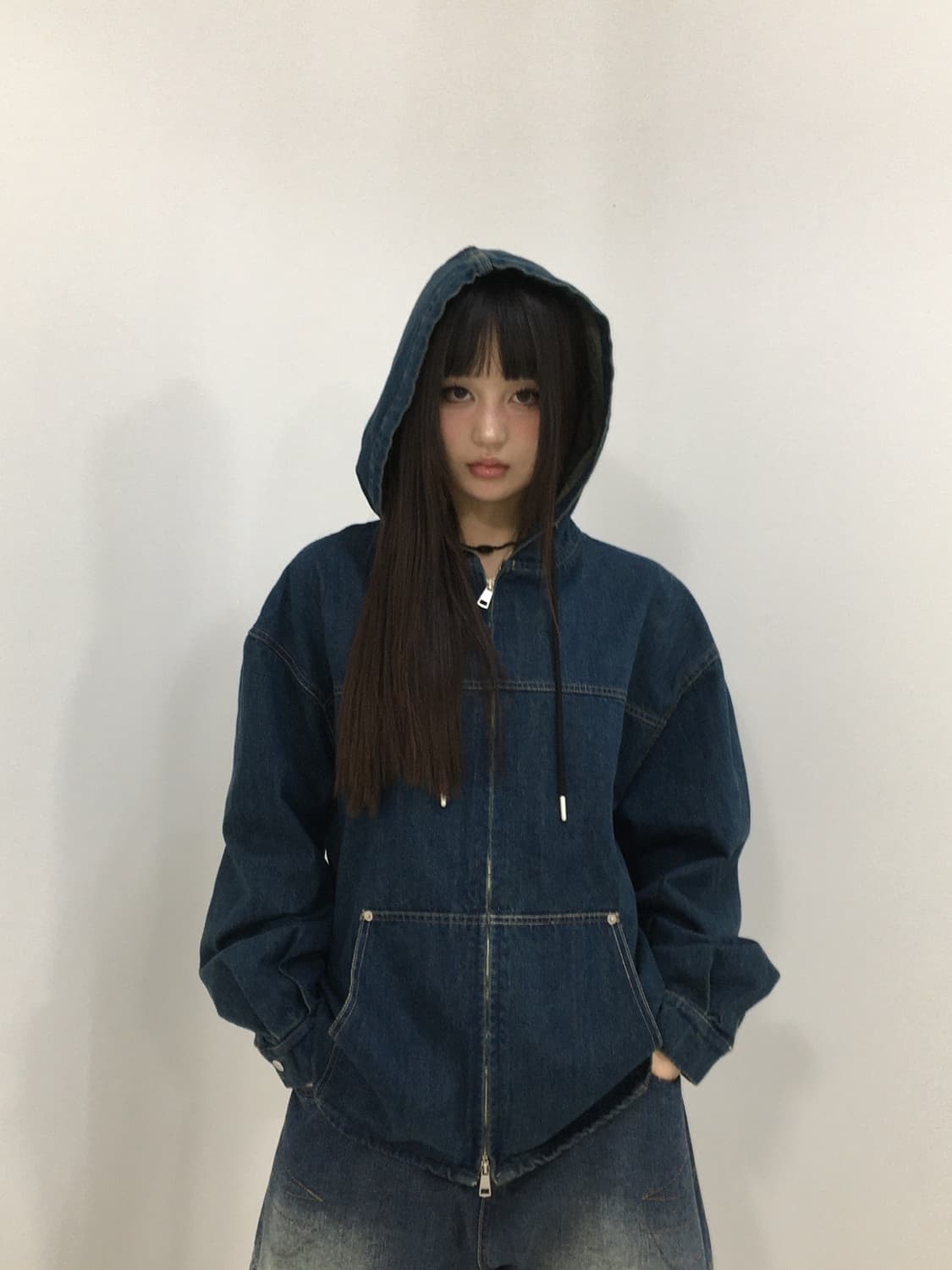 denim two way jacket 상품이미지1