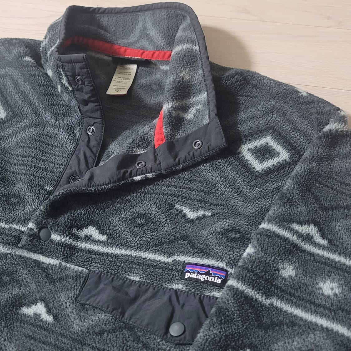 [M] 파타고니아 신칠라 라이트웨이트 아즈텍 블랙/그레이 상품이미지2