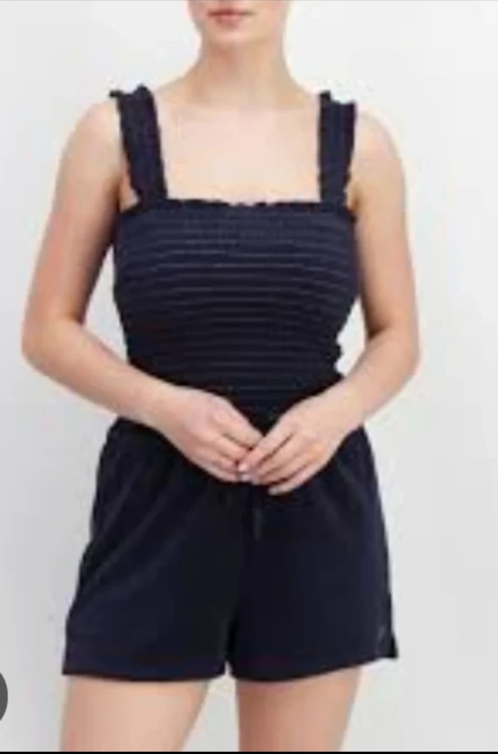 쥬시꾸뛰르(Juicy Couture)의 네이비  스모크 점프수트44-66 상품이미지4