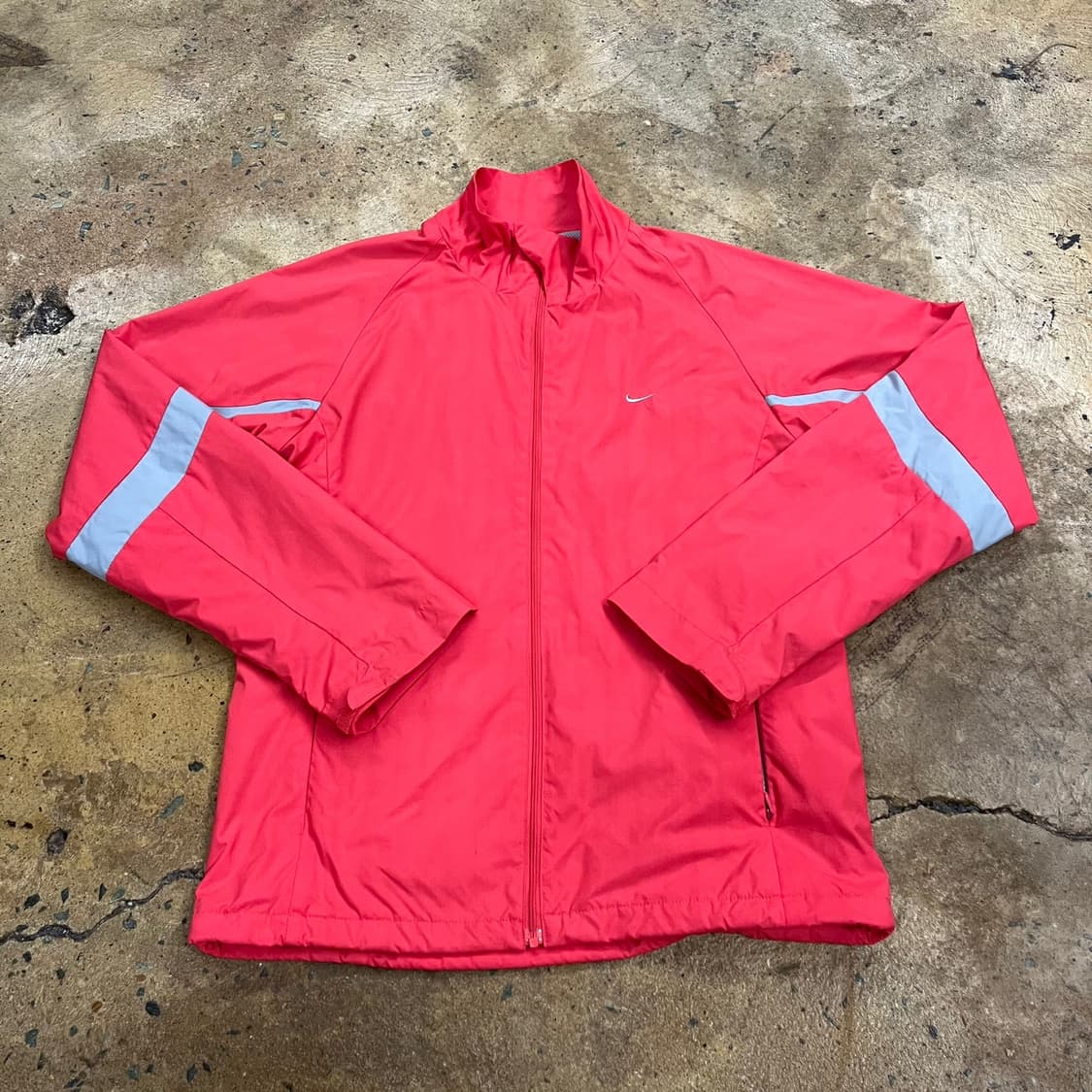 [정품/m,85] 나이키 핑크그레이 바람막이 자켓 b17 상품이미지2