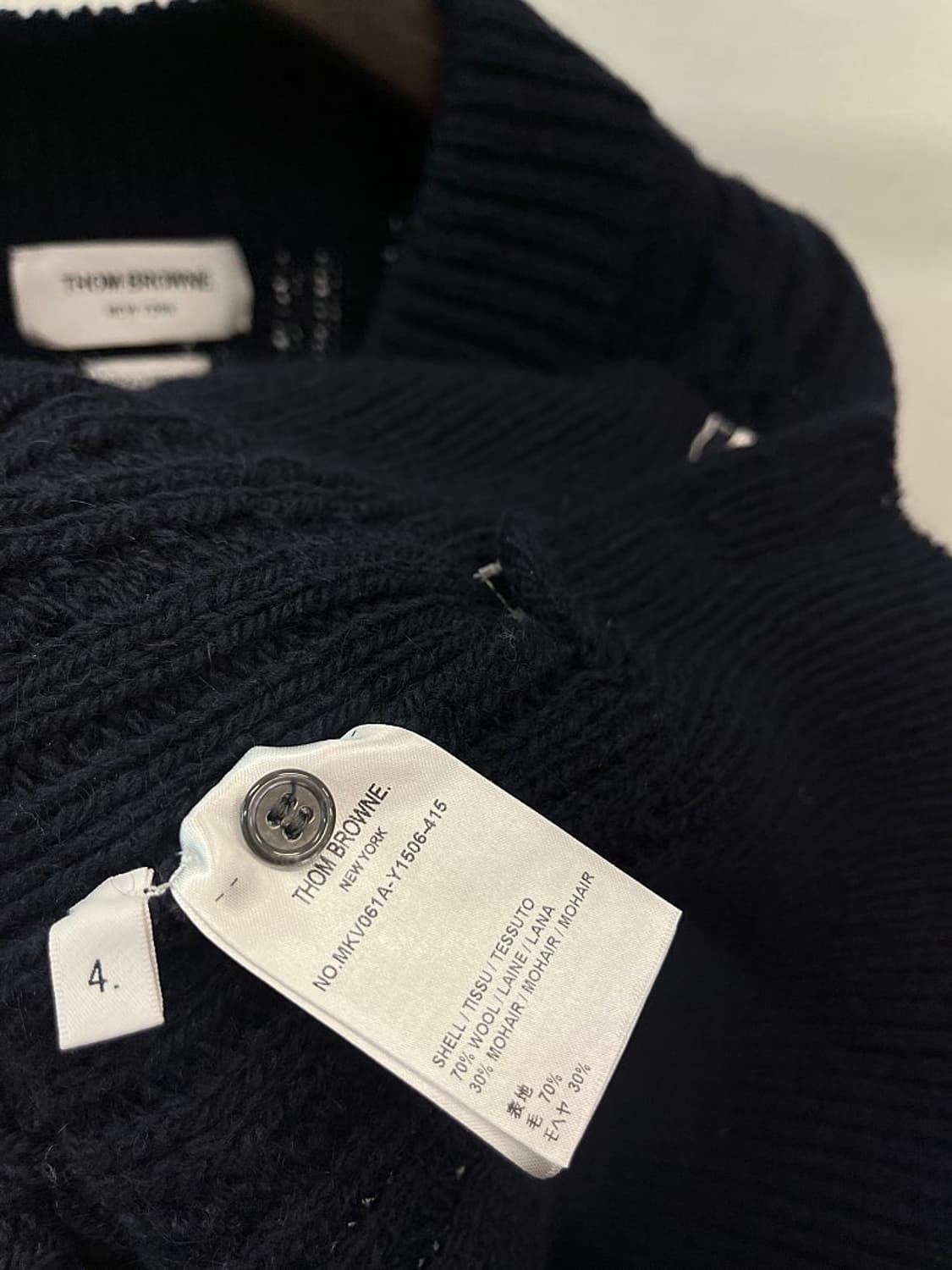 105) 톰브라운 신형 도네갈 케이블 베스트  상품이미지7