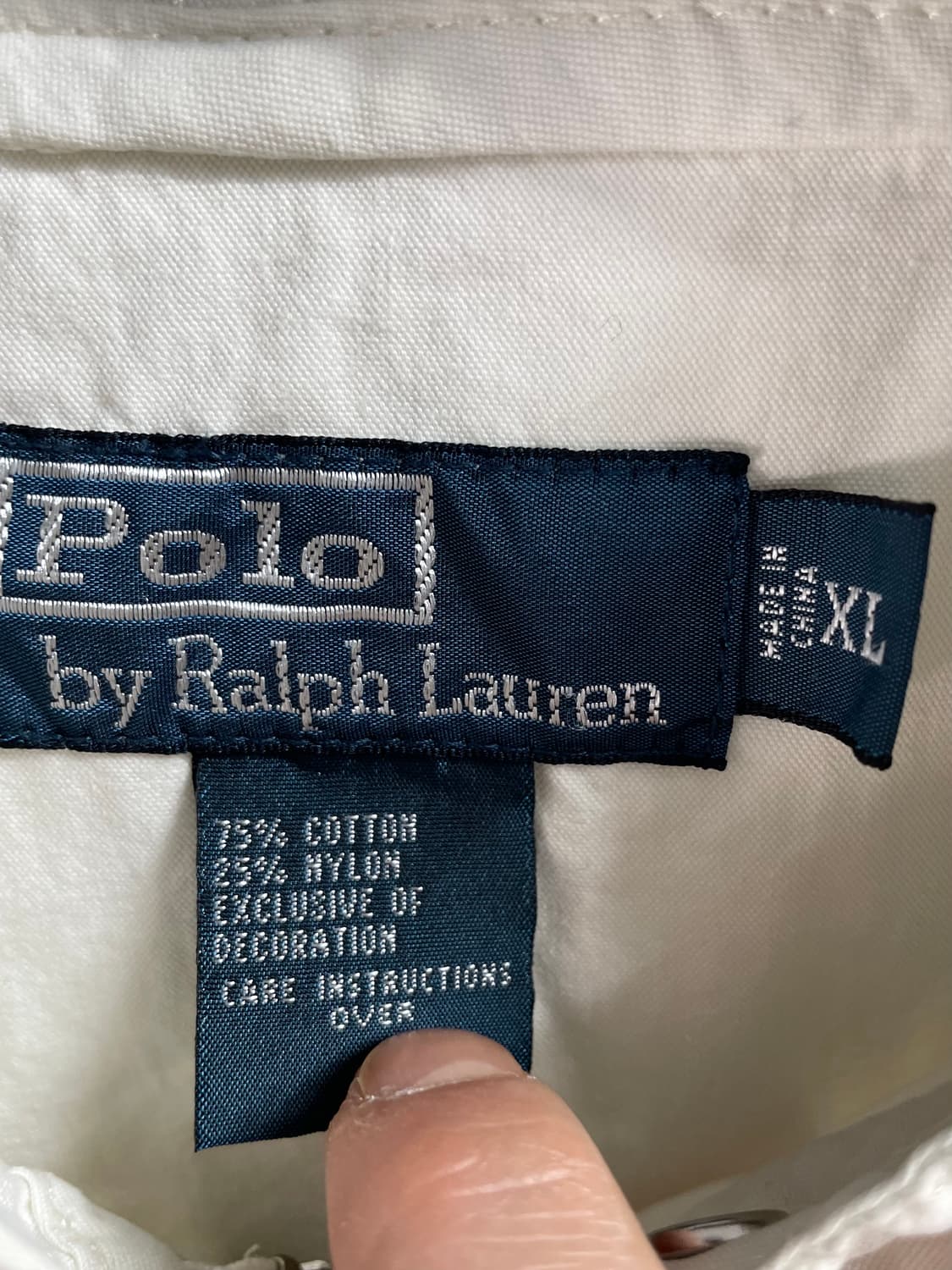 폴로 랄프로렌 빅포니 화이트 후디 자켓 (on.75) 상품이미지8