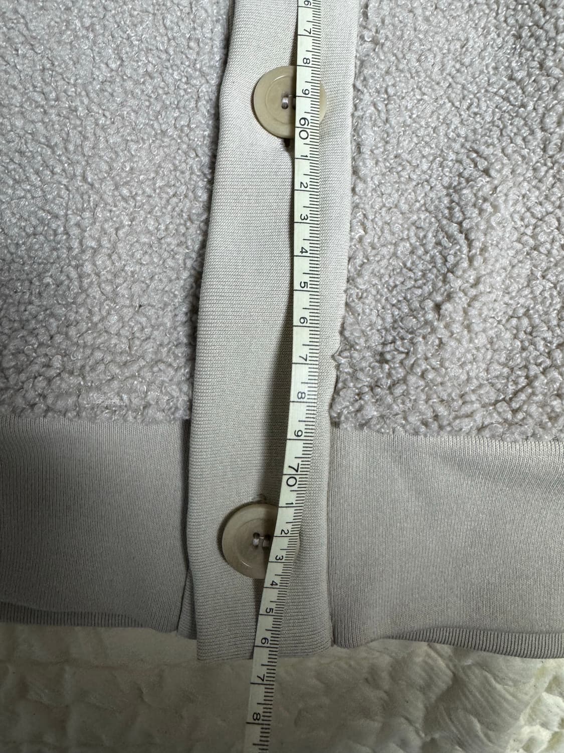 COS 플리스 가디건 XL 상품이미지4