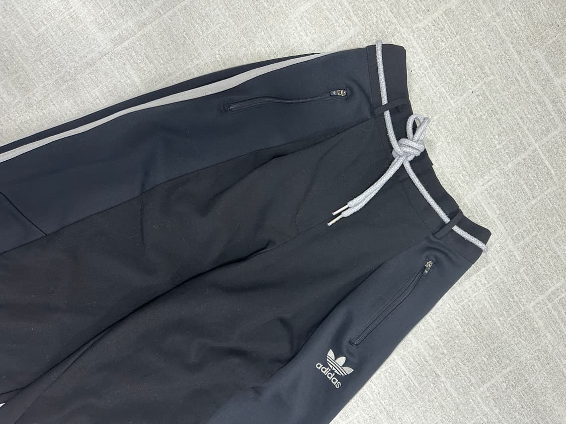 삼선 와이드 반밴딩 팬츠 상품이미지3