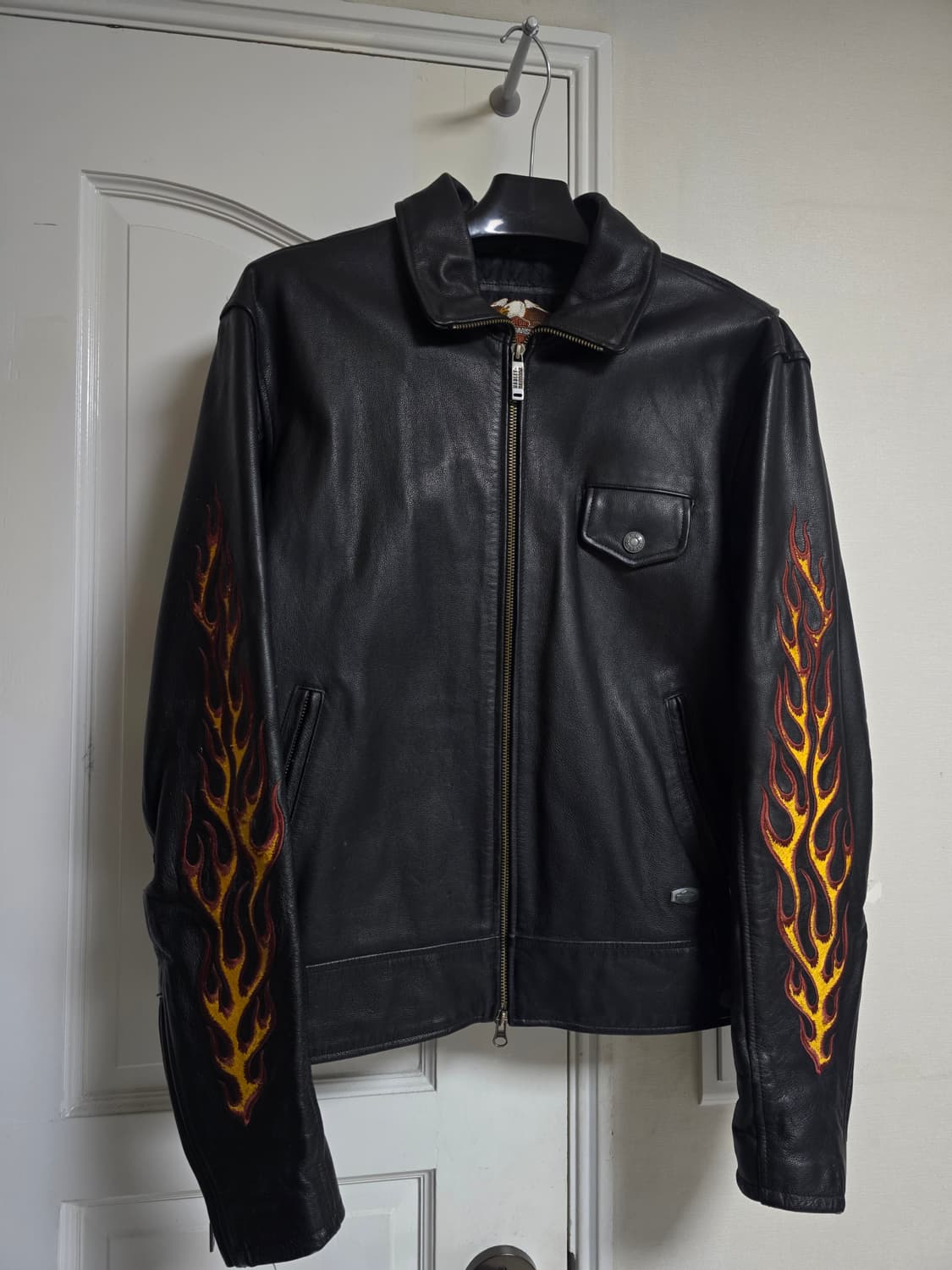 할리데이비슨 플레임 레더자켓 상품이미지2