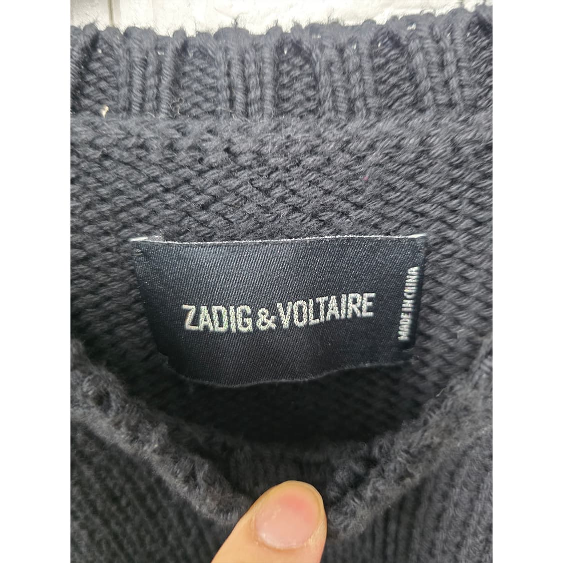 택포// 쟈딕앤볼테르 Zadig&Voltaire 마린 니트 L 상품이미지2