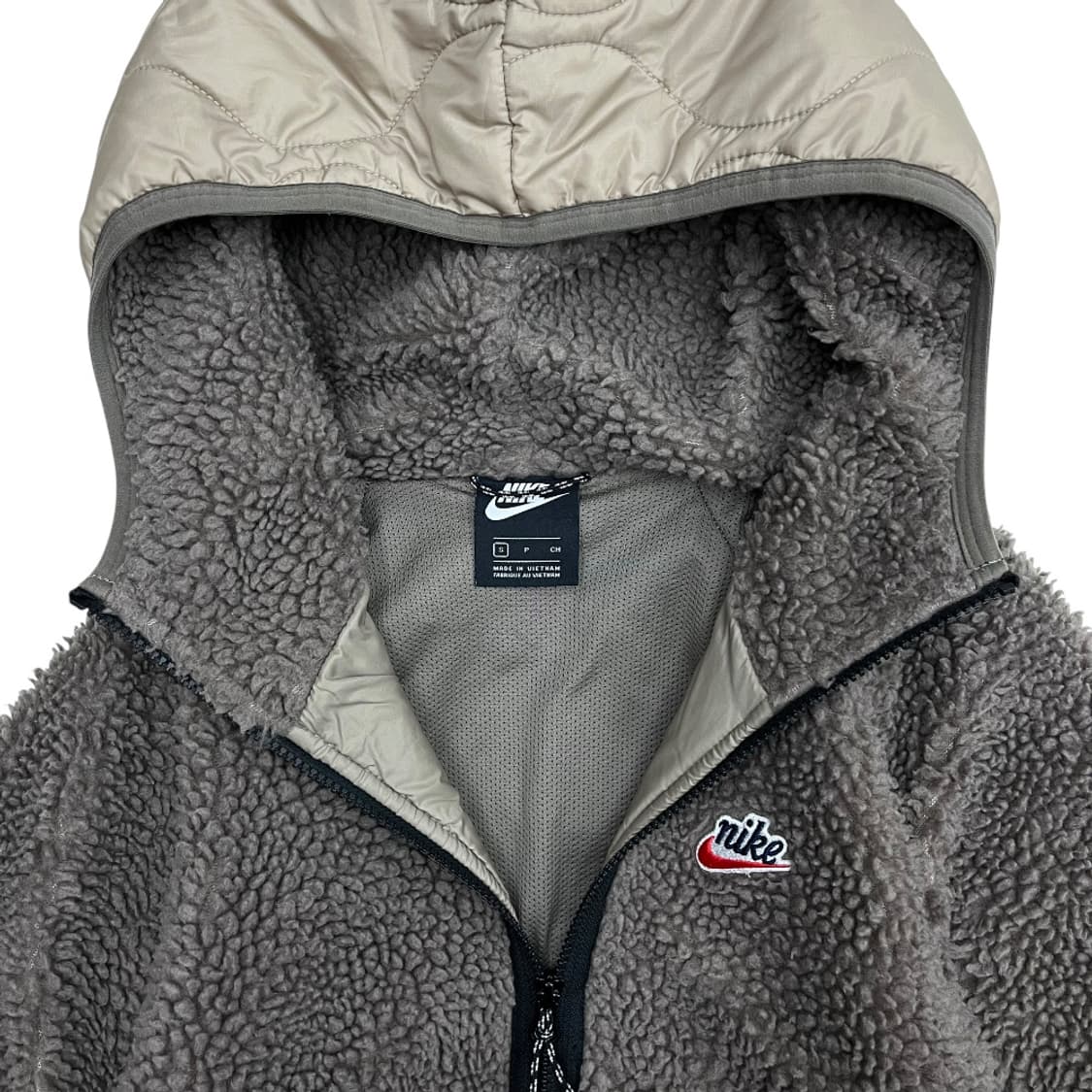 나이키 뮤트브라운 엄마는외계인 양털 후리스 S 상품이미지5