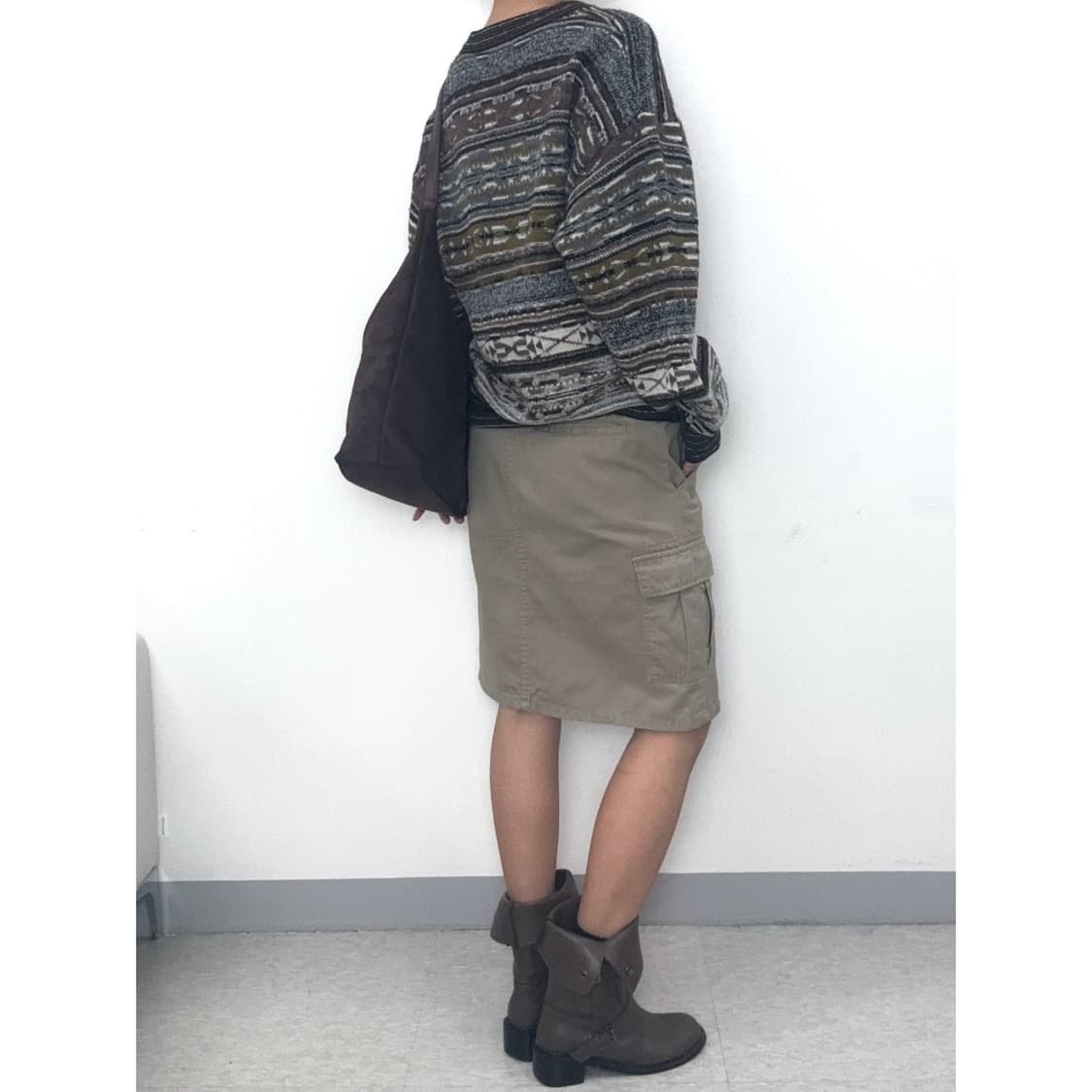 빈티지 노르딕 케이블 니트 스웨터 상품이미지4