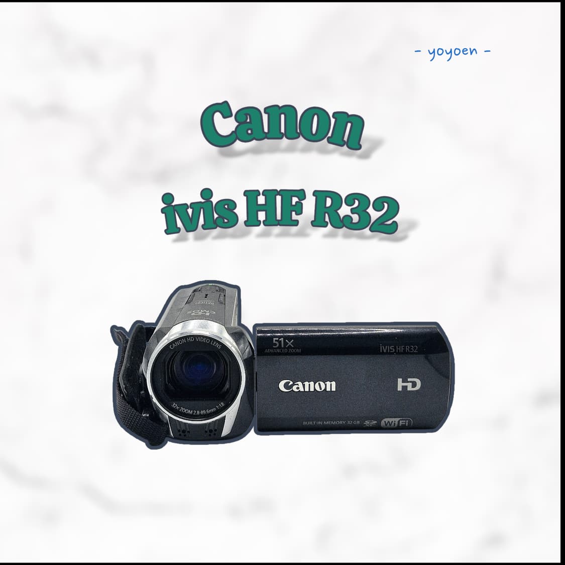 Canon Ivis HF R32 빈티지캠코더 [꾸미기0] 상품이미지1