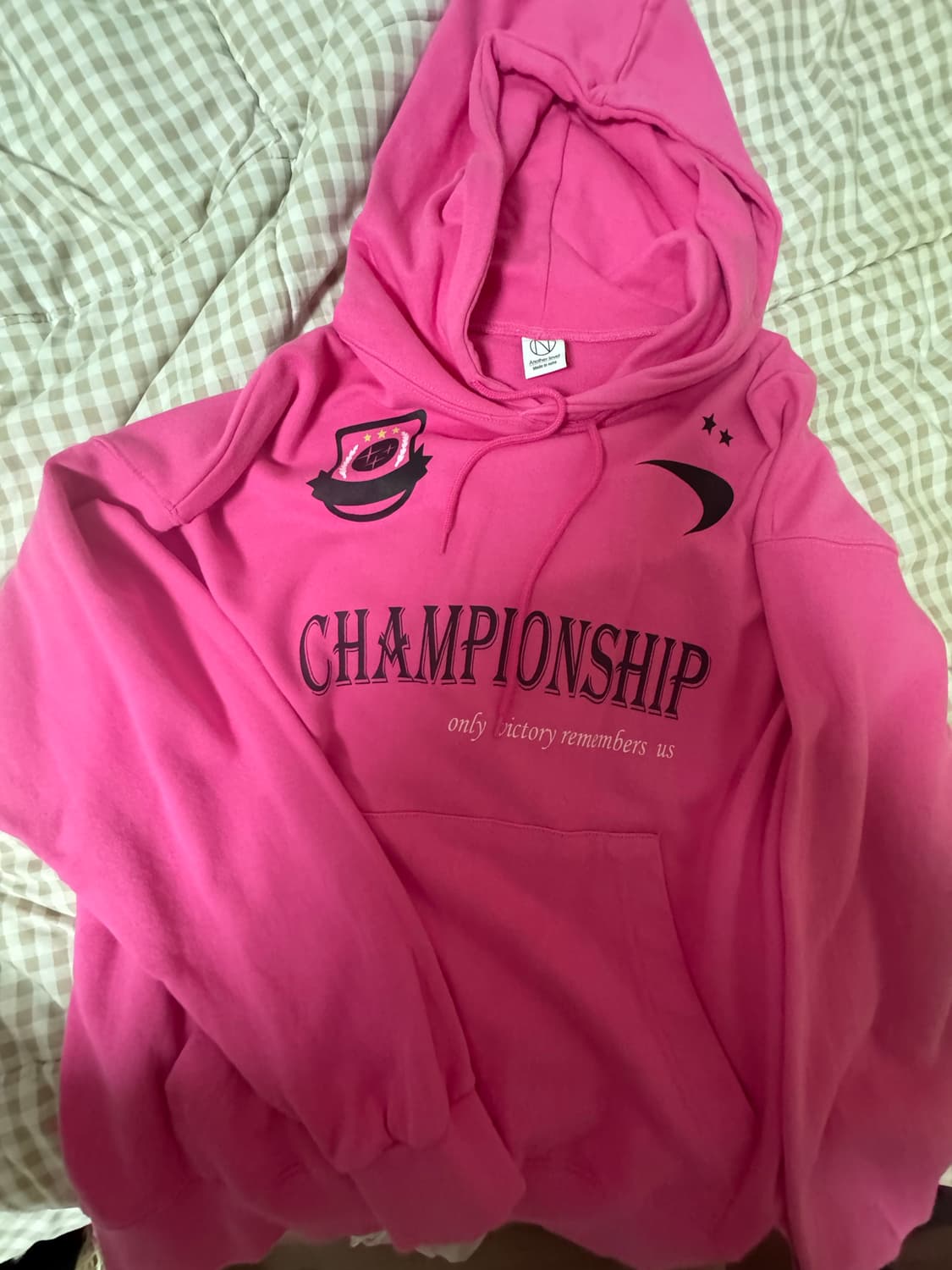 핫핑크 후드티 상품이미지1