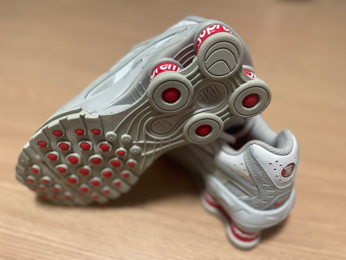 나이키 x 슈프림 샥스 라이드 2 SP 화이트 235(US5) 새상품 상품이미지5