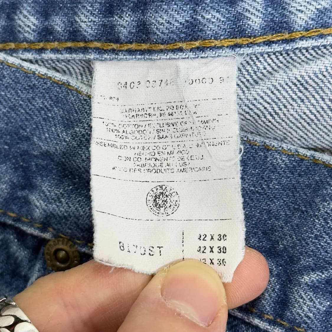 00s 칼하트 데님팬츠 42X30 상품이미지4