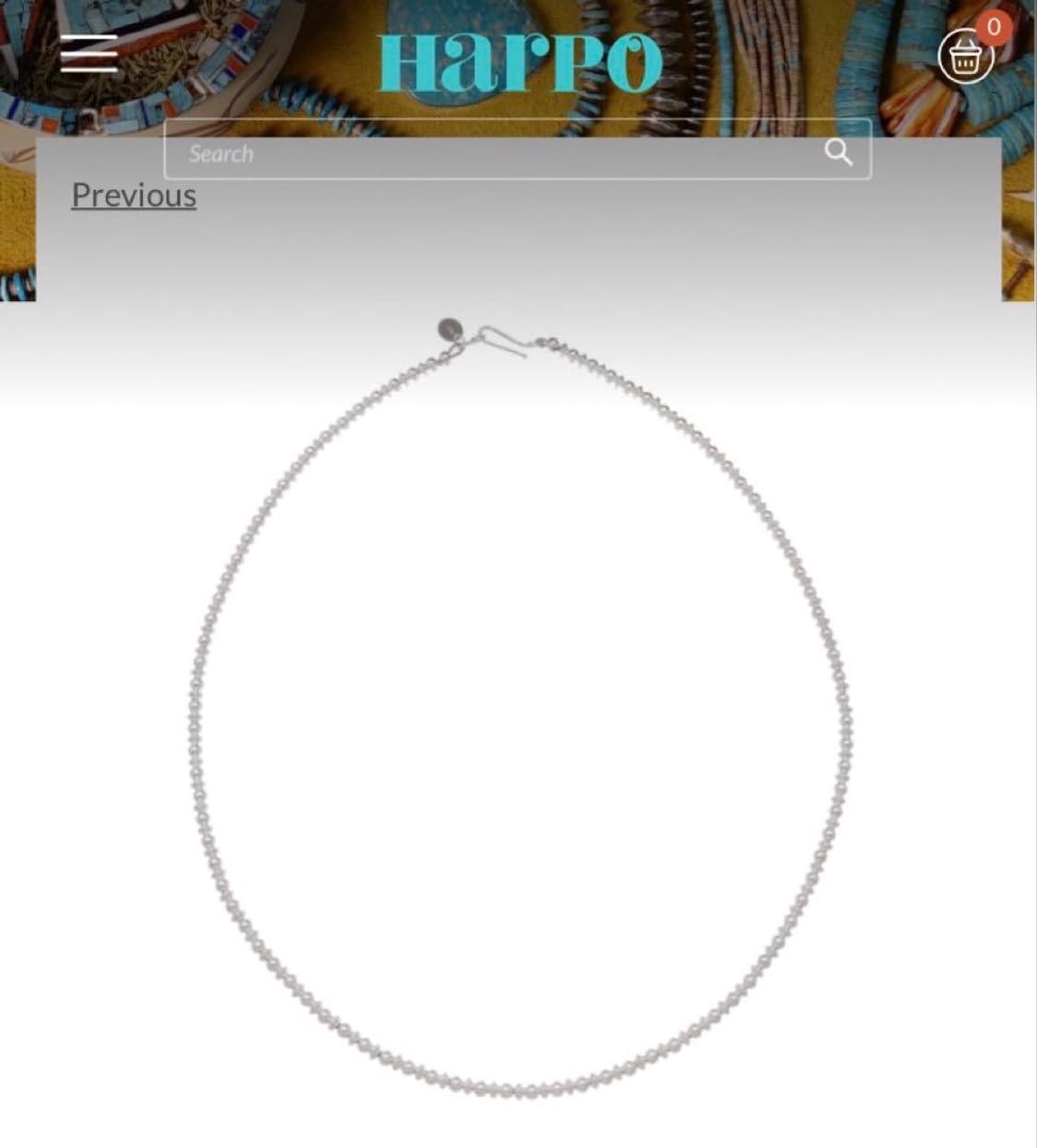 아르포파리 harpo paris 나바호 펄 목걸이 상품이미지1