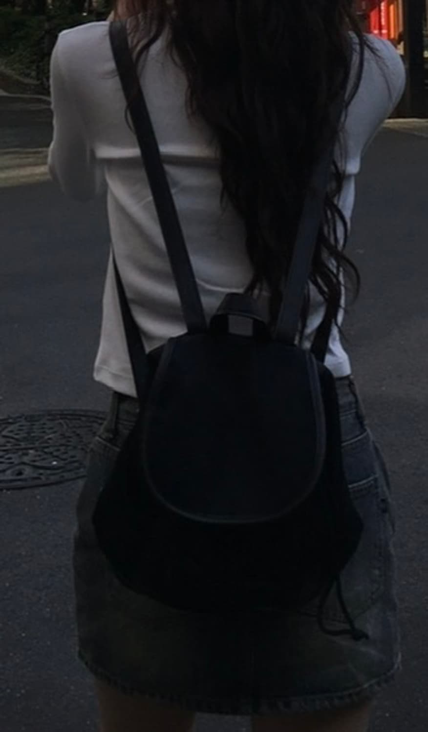 lee 배색 나일론 미니 백팩 블랙 상품이미지6