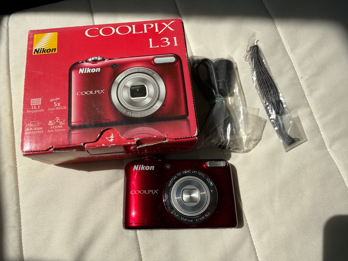 [희귀🍒/미사용급] 니콘 쿨픽스 L31 레드❤️ 상품이미지2
