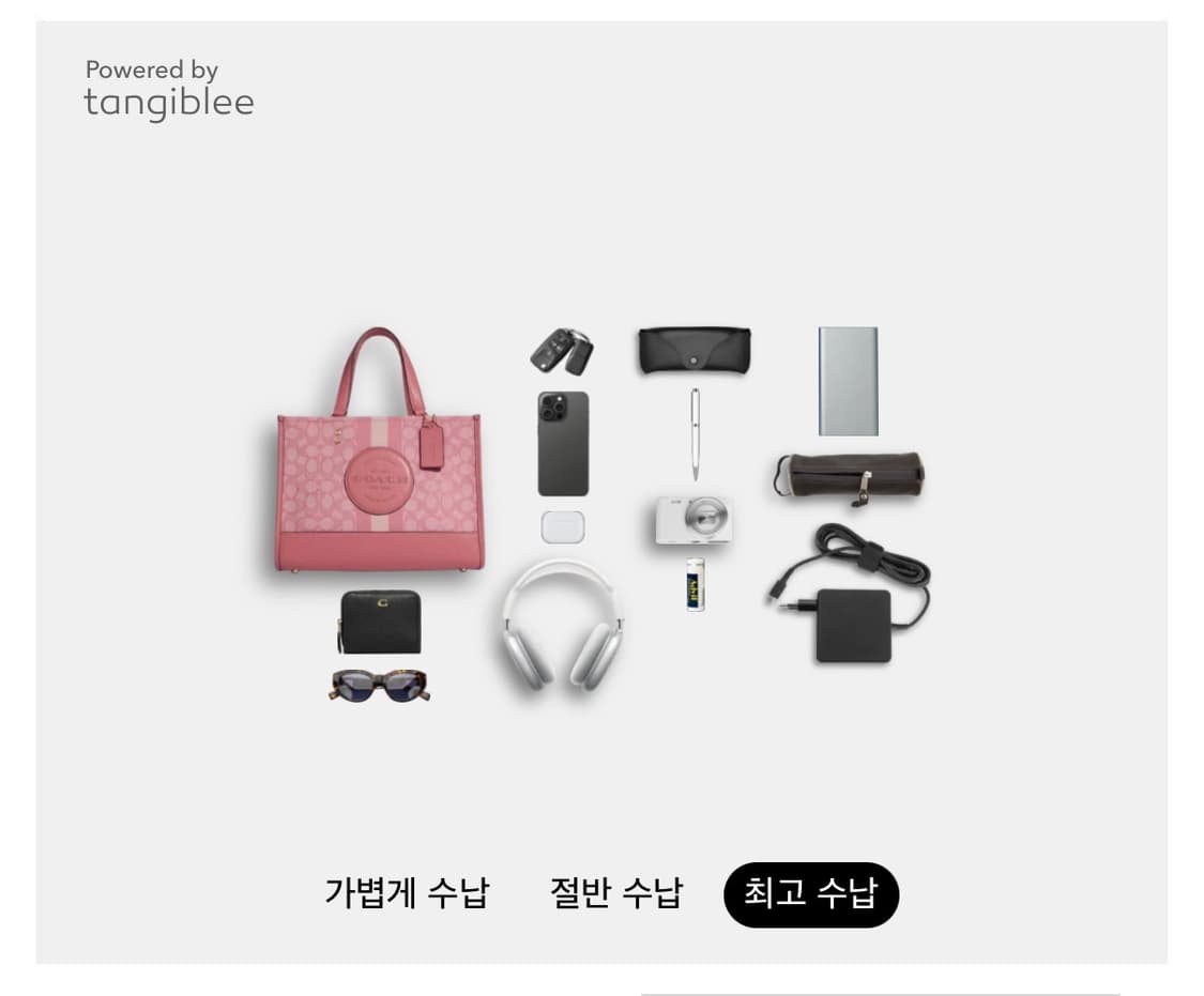 Coach 코치 뎀시 캐리올 시그니처 핑크 토트백 상품이미지10