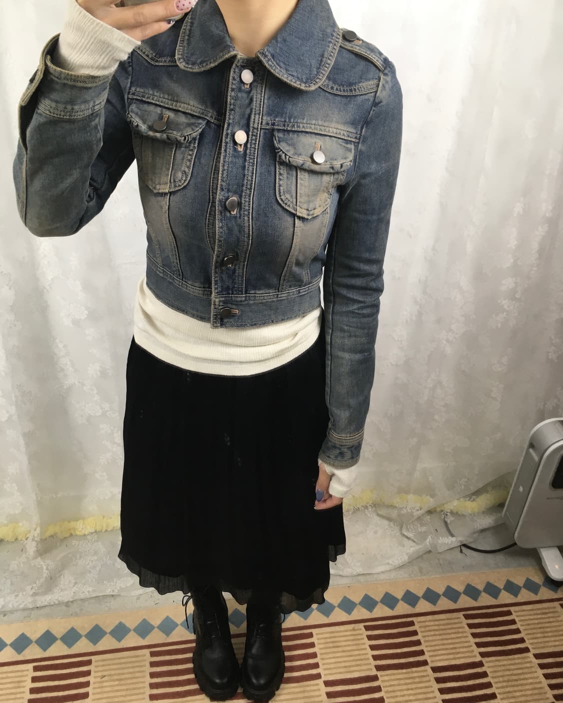 O’2nd Cropped Vintage Denim Jacket 상품이미지9