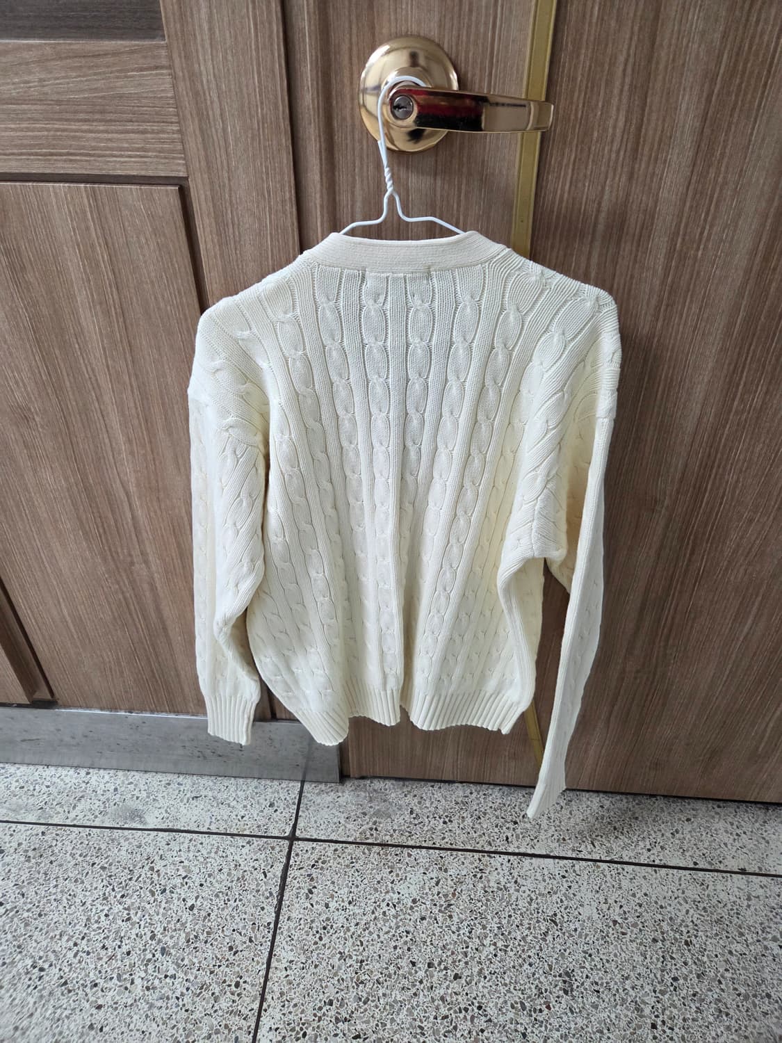 폴로 꽈배기 남성 가디건 상품이미지2