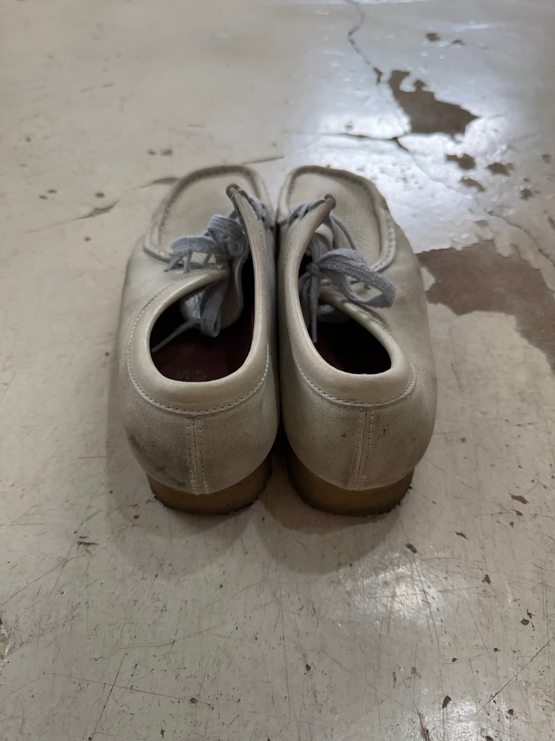 클락스 왈라비 라이트블루 스웨이드&레더 상품이미지3