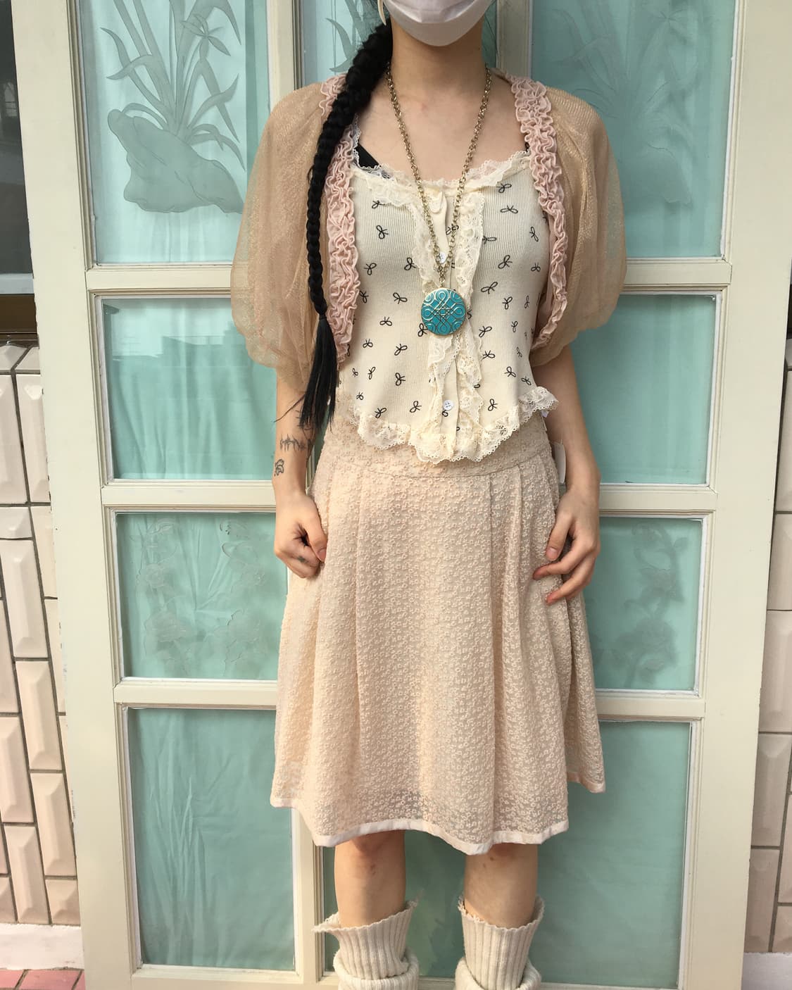 Axes femme frill lace bolero 상품이미지1