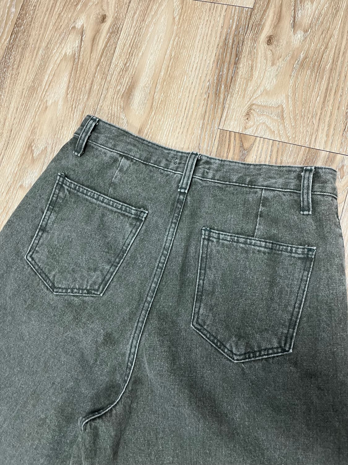 Hirisk 카키 와이드 청바지 29 상품이미지2