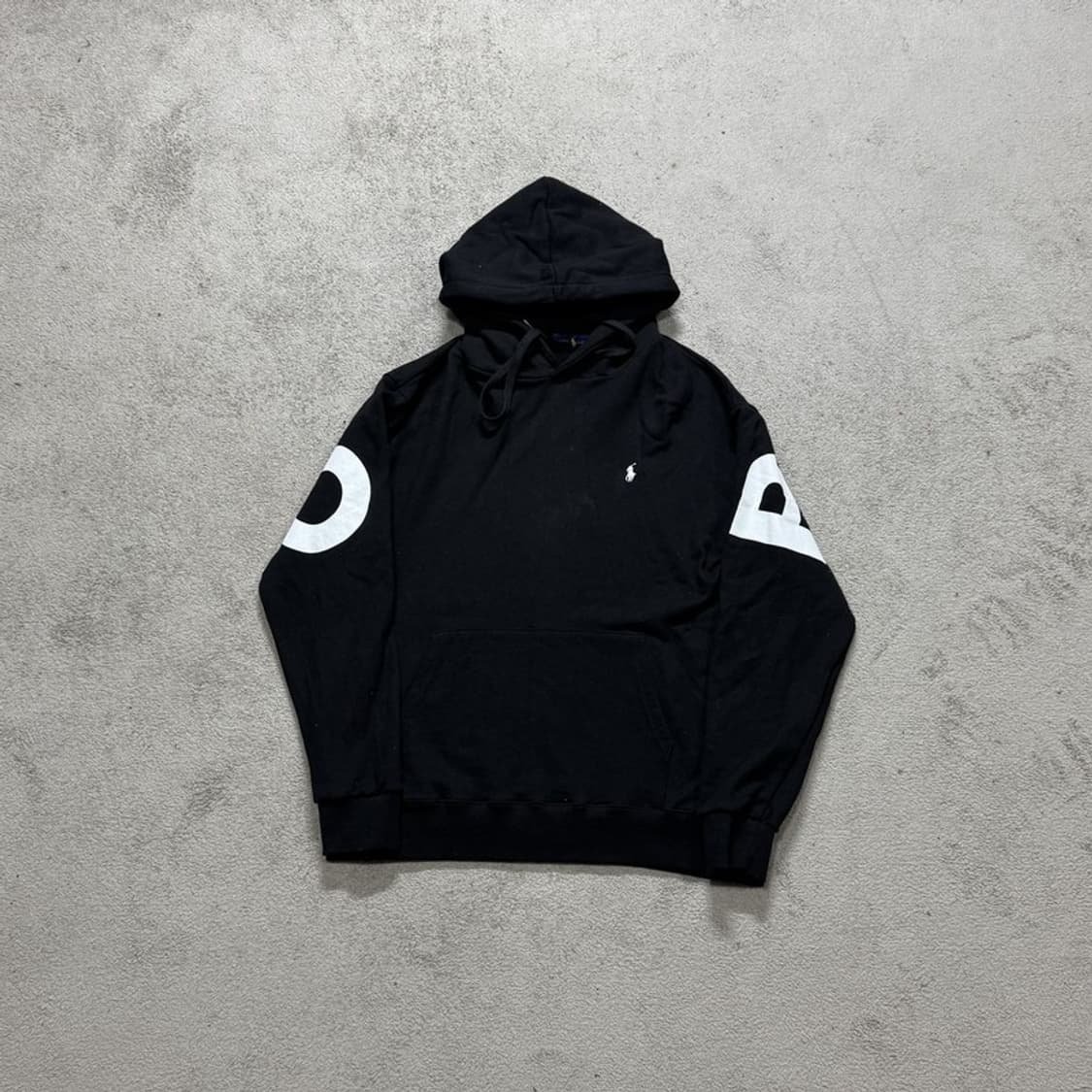 폴로 후드 블랙 상품이미지1