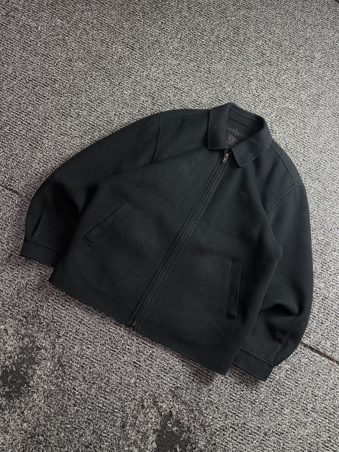 90s 버버리 런던 핸드메이드 캐시미어 블루종 자켓 3370 상품이미지1