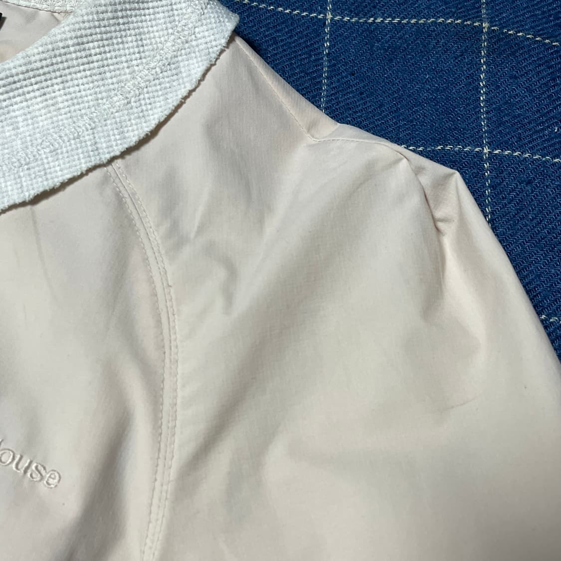 미스치프 라이트웨이트 와플 집업 셔츠 라이트 베이지 상품이미지7