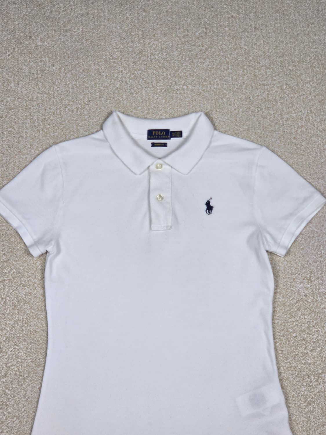 [폴로 랄프로렌] 스키니 핏 포니 로고 카라 반팔 티셔츠 | S00039 상품이미지2