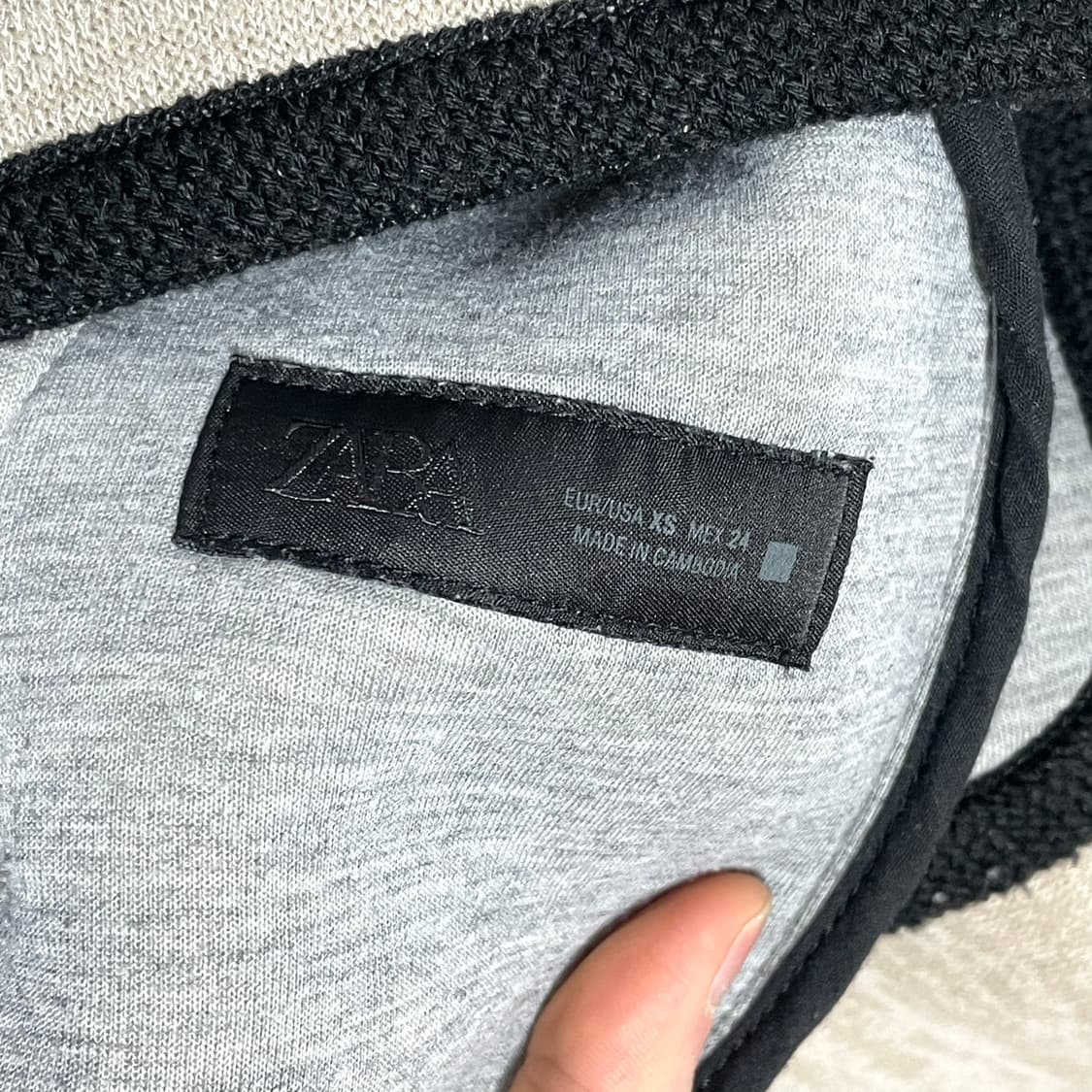 자라 베이지 숏자켓 여성XS 상품이미지4