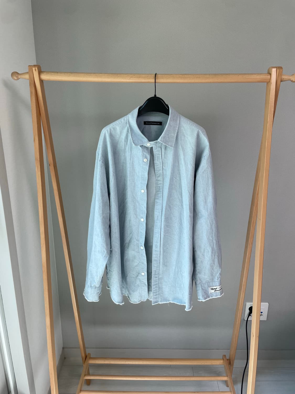 엠엠지엘(mmgl) CUT-OFF LONG SLEEVE SHIRT (LI 상품이미지1