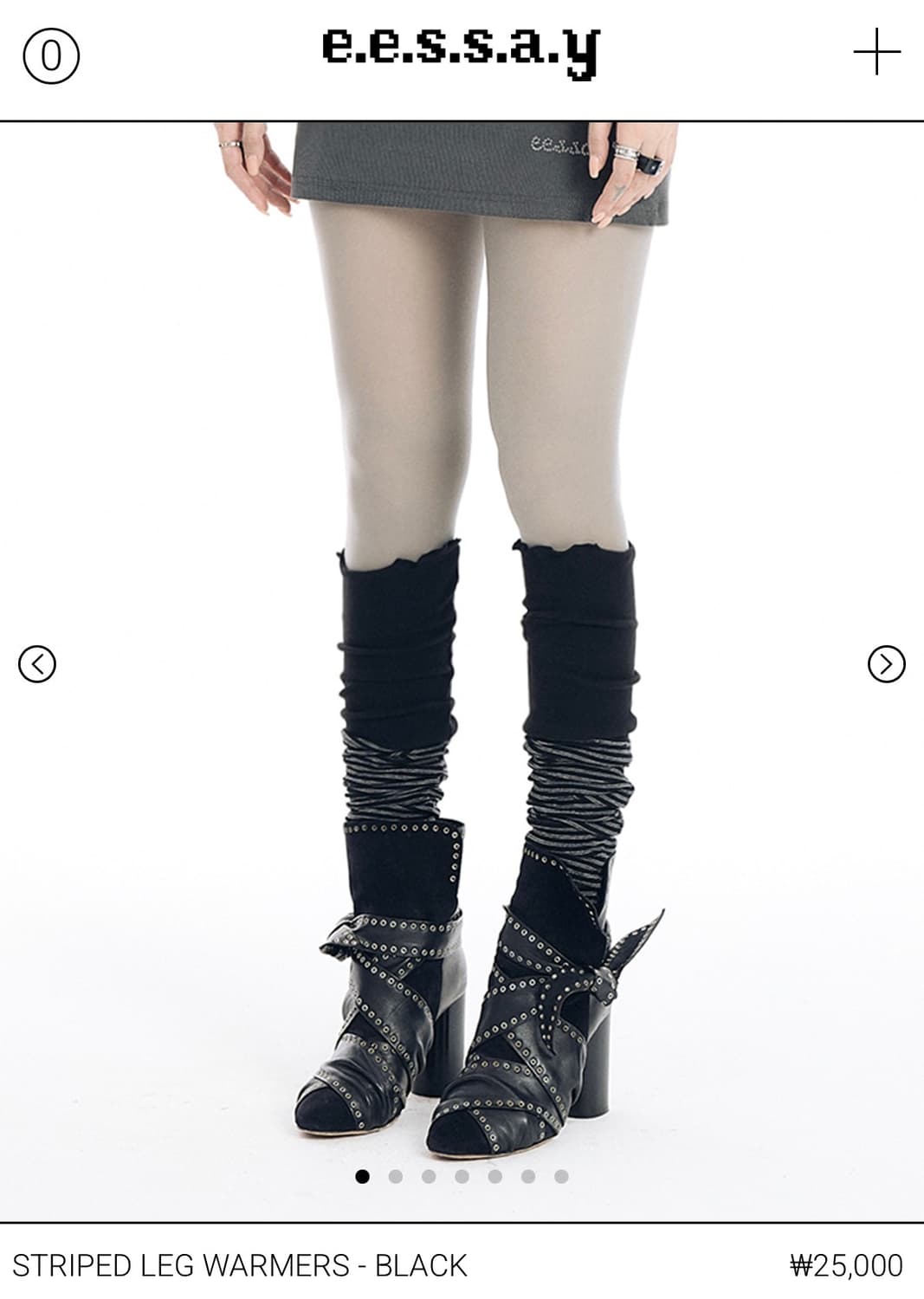 eessay leg warmer 레그 워머 black 상품이미지1